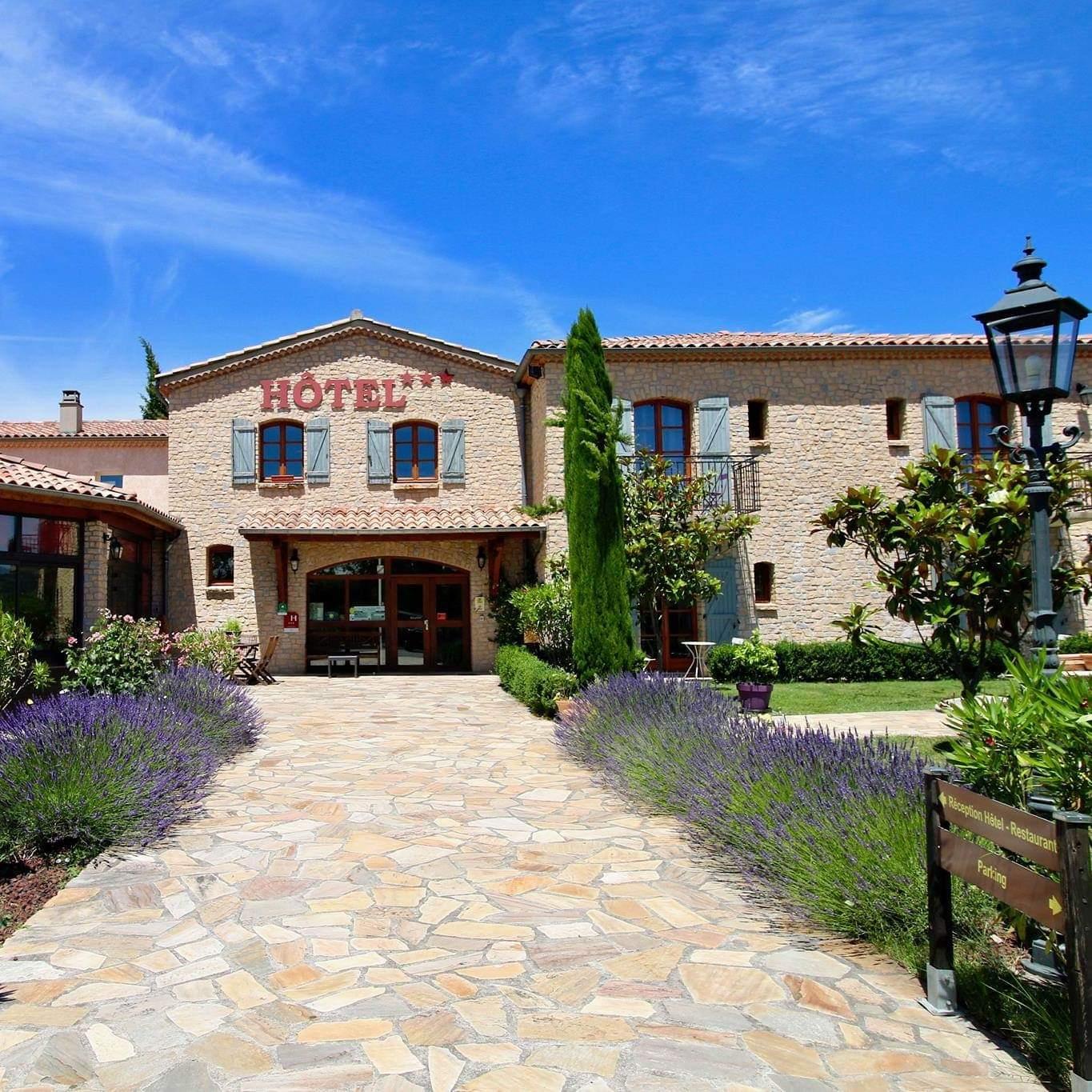Logis Hotel Restaurant Le Mas De Mon Pere Saint-Jean-le-Centenier Kültér fotó