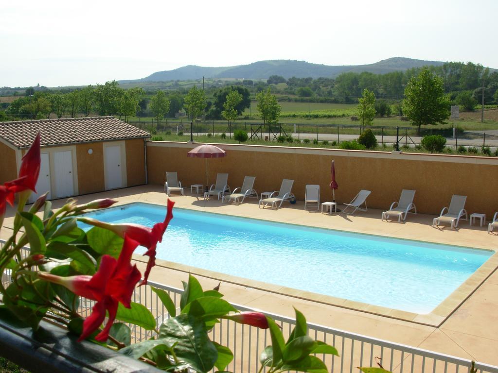Logis Hotel Restaurant Le Mas De Mon Pere Saint-Jean-le-Centenier Kültér fotó