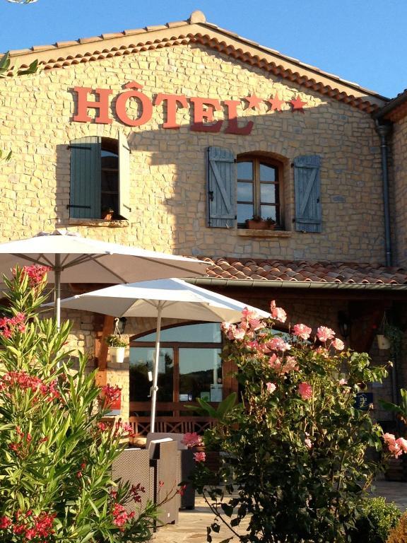 Logis Hotel Restaurant Le Mas De Mon Pere Saint-Jean-le-Centenier Kültér fotó